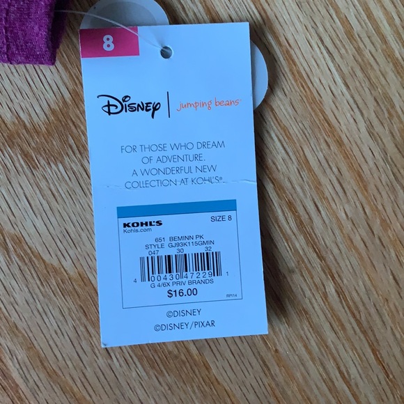 NWT Jumping Beans Disney Long Sleeve - Picture 5 of 5